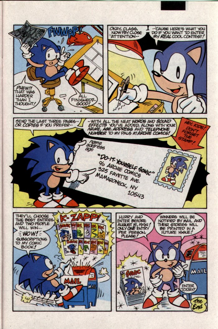 Sonic - Archie Adventure Series September 1994 Page 19